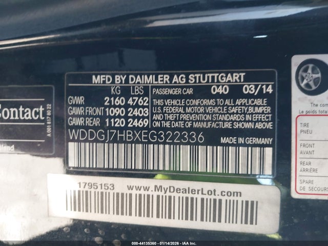 2014 MERCEDES-BENZ C 63 AMG WDDGJ7HBXEG322336 Photo 8
