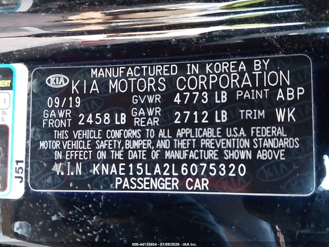 KNAE15LA2L6075320 KIA Stinger Gt-line
