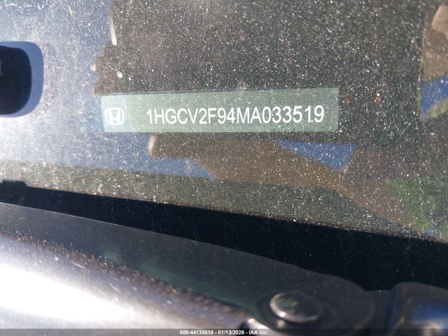 1HGCV2F94MA033519 Honda Accord Touring