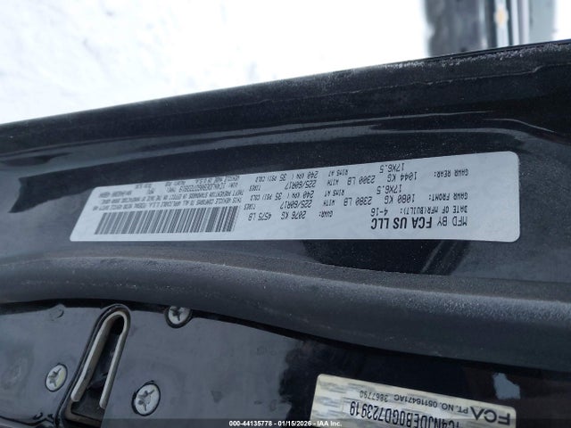 1C4NJDEB0GD723919 Jeep Compass High Altitude Edition