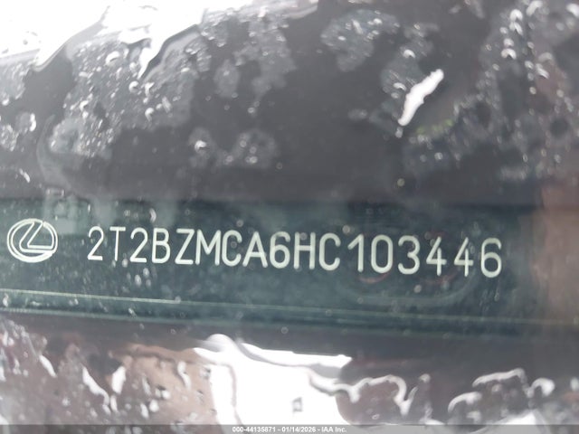 44135871 :رقم المزاد ، 2T2BZMCA6HC103446 vin ، 2017 Lexus Rx 350 مزاد بيع