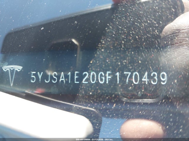 2016 TESLA MODEL S 5YJSA1E20GF170439 Photo 8