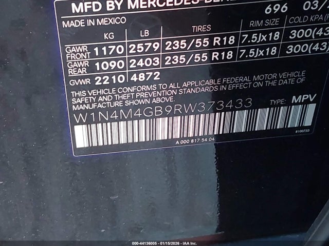 2024 MERCEDES-BENZ GLB 250 W1N4M4GB9RW373433 Photo 8