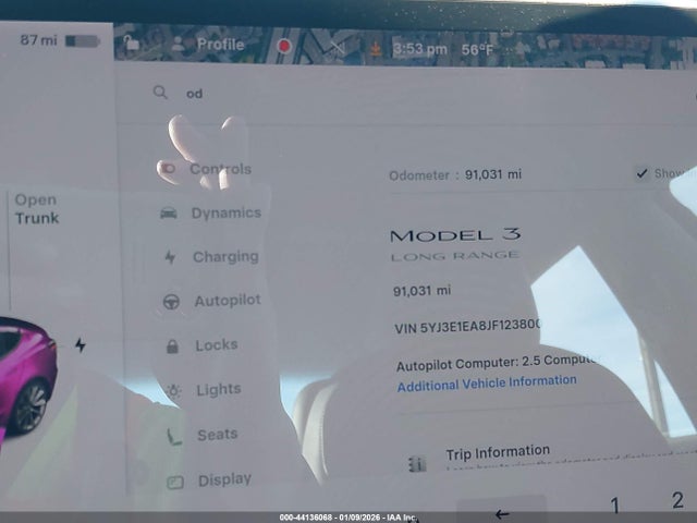 2018 TESLA MODEL 3 5YJ3E1EA8JF123800 Photo 6