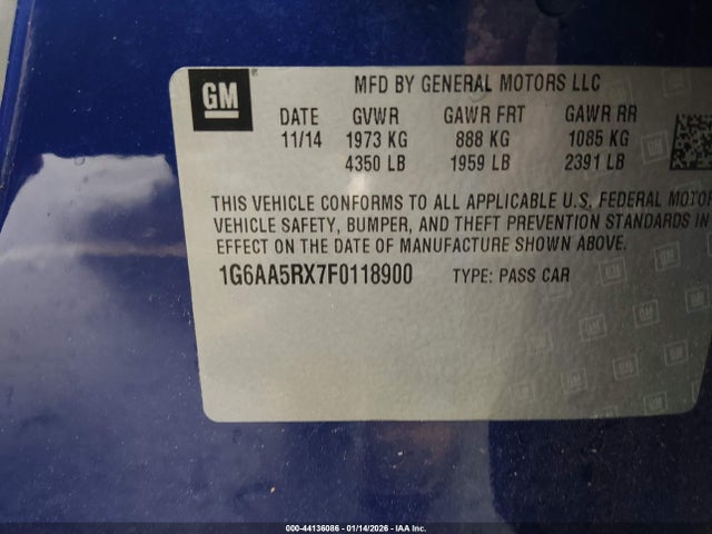 2015 CADILLAC ATS 1G6AA5RX7F0118900 Photo 8