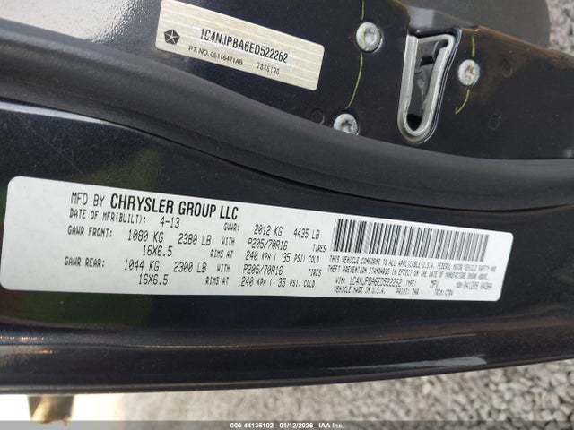Jeep Patriot Sport 2014 1C4NJPBA6ED522262 Image 9