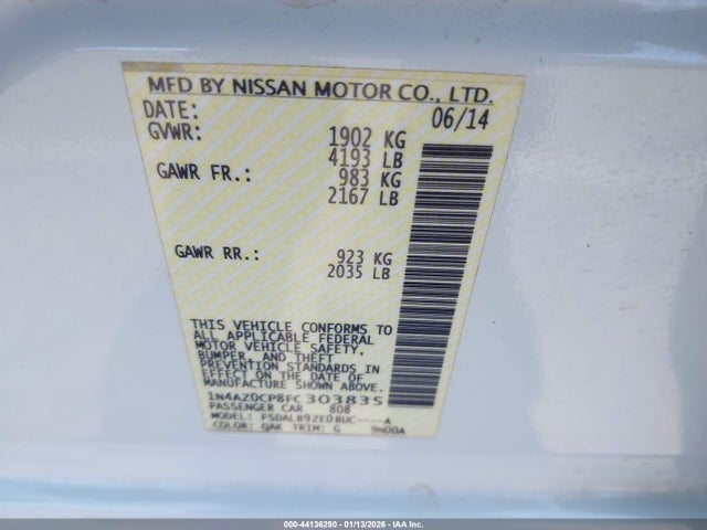 2015 NISSAN LEAF 1N4AZ0CP8FC303835 Photo 8