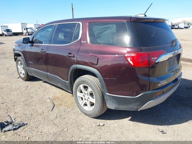 44136296 :رقم المزاد ، 1GKKNKLA3HZ270961 vin ، 2017 Gmc Acadia Sle-1 مزاد بيع