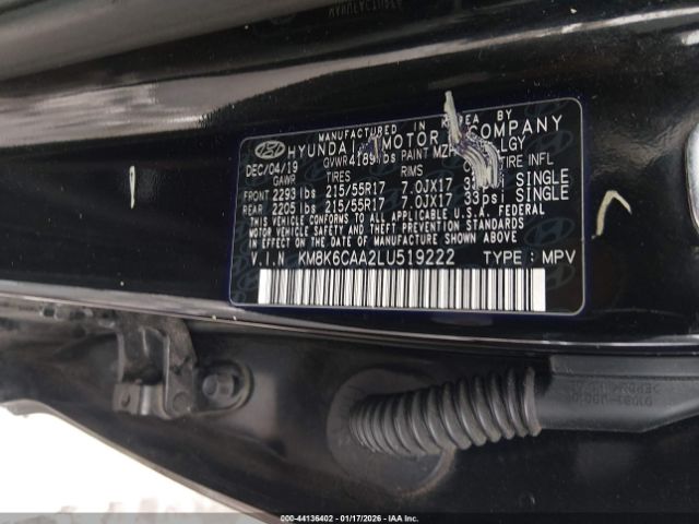 2020 HYUNDAI KONA KM8K6CAA2LU519222 Photo 8