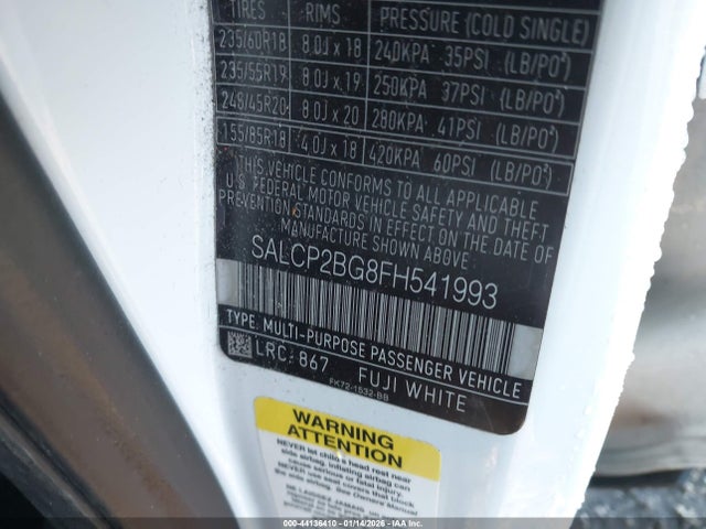 2015 LAND ROVER DISCOVERY SPORT SALCP2BG8FH541993 Photo 8