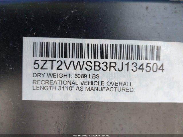 5ZT2VWSB3RJ134504 Forest River Viking