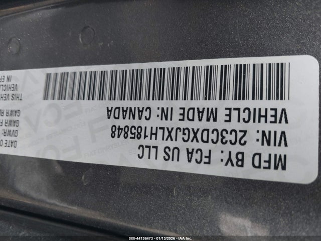 2C3CDXGJXLH185848 Dodge Charger Scat Pack Rwd