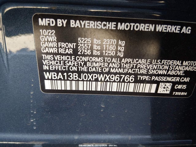 2023 BMW 530 WBA13BJ0XPWX96766 Photo 8