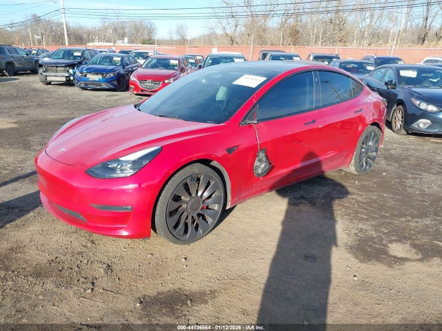 2023 Tesla Model 3 Performance Dual Motor All-wheel Drive მანქანა იყიდება აუქციონზე, vin: 5YJ3E1EC1PF707787, აუქციონის ნომერი: 44136564