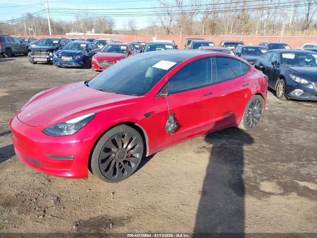 2023 Tesla Model 3 Performance Dual Motor All-wheel Drive მანქანა იყიდება აუქციონზე, vin: 5YJ3E1EC1PF707787, აუქციონის ნომერი: 44136564