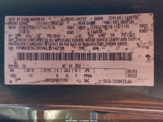 Ford Bronco Badlands 2022 1FMDE5CH3NLB14738 Image 9