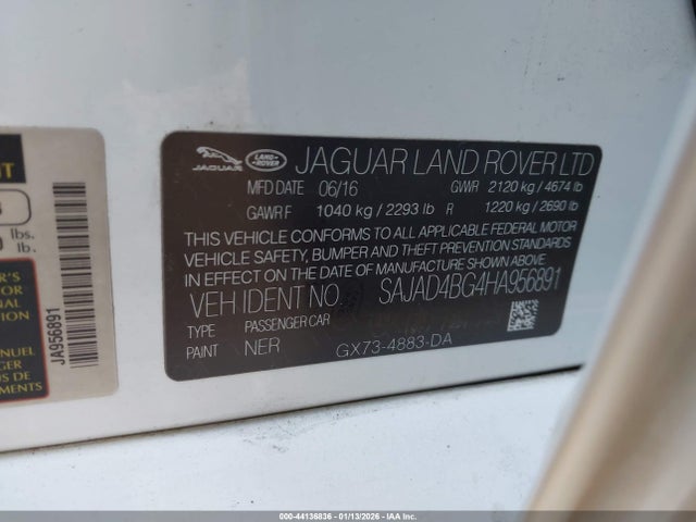 2017 JAGUAR XE SAJAD4BG4HA956891 Photo 8
