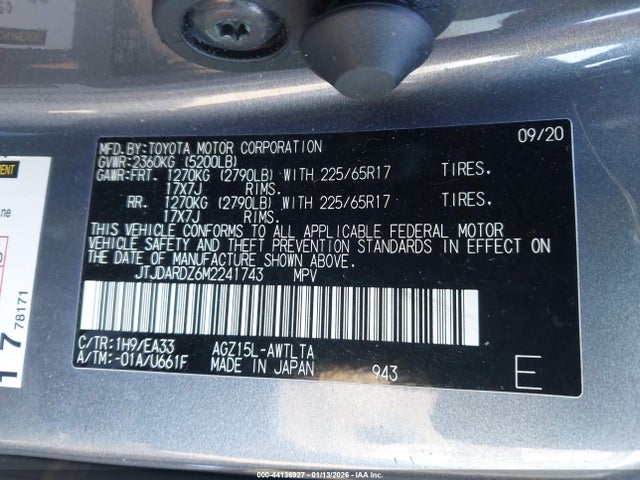 2021 LEXUS NX 300 JTJDARDZ6M2241743 Photo 8