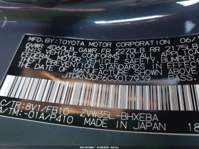 2012 TOYOTA PRIUS PLUG-IN JTDKN3DP6C3017939 Photo 8