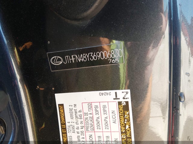 2006 LEXUS SC 430 JTHFN48Y369006830 Photo 8