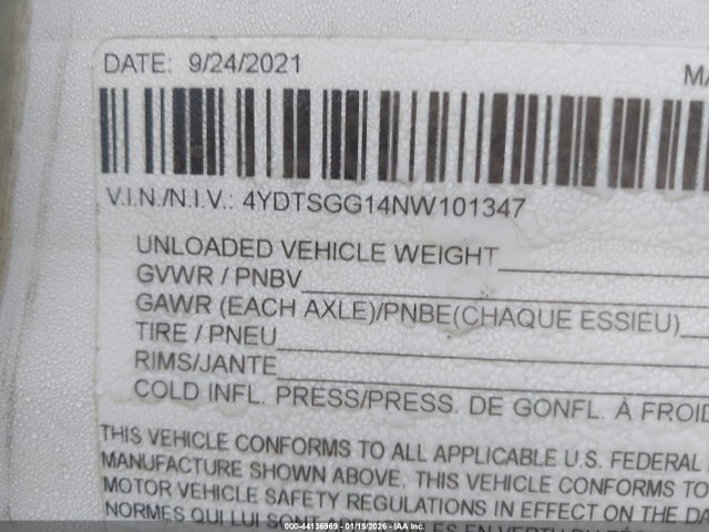 4YDTSGG14NW101347 Keystone Rv Other