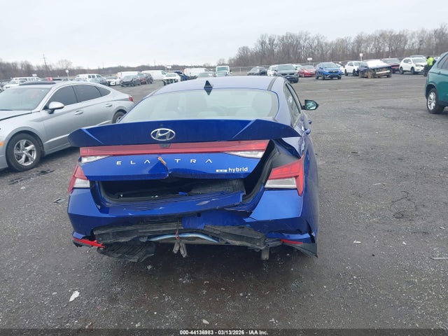 44136983 :رقم المزاد ، KMHLM4AJ7PU070433 vin ، 2023 Hyundai Elantra Hybrid Blue مزاد بيع
