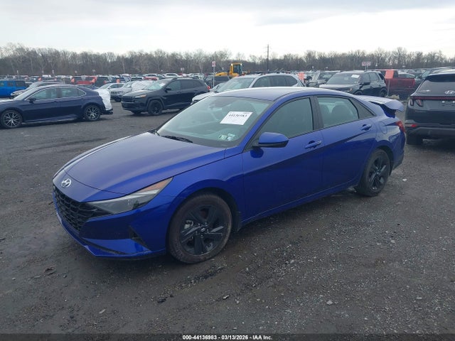 44136983 :رقم المزاد ، KMHLM4AJ7PU070433 vin ، 2023 Hyundai Elantra Hybrid Blue مزاد بيع