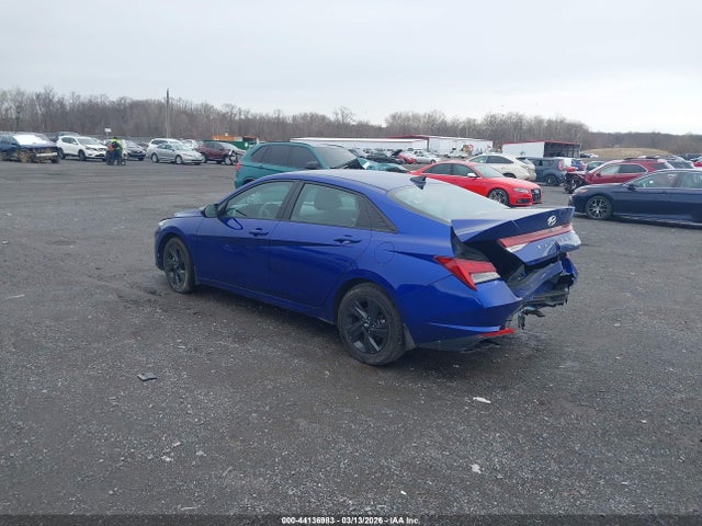 44136983 :رقم المزاد ، KMHLM4AJ7PU070433 vin ، 2023 Hyundai Elantra Hybrid Blue مزاد بيع