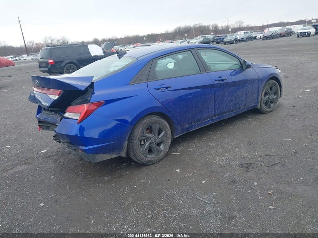 44136983 :رقم المزاد ، KMHLM4AJ7PU070433 vin ، 2023 Hyundai Elantra Hybrid Blue مزاد بيع