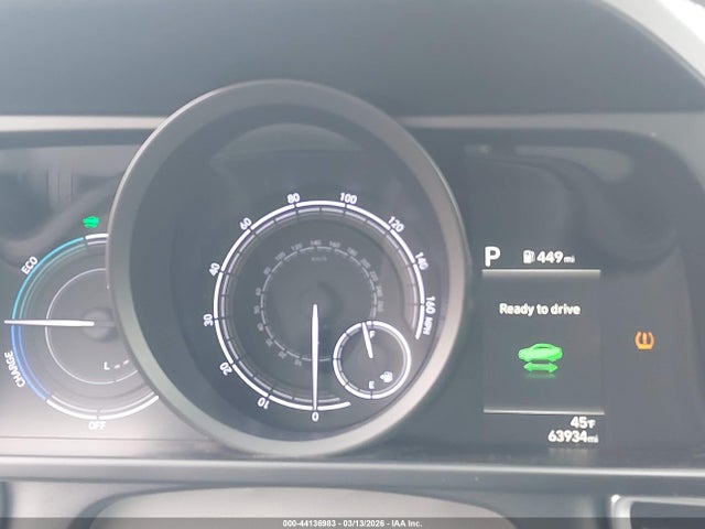44136983 :رقم المزاد ، KMHLM4AJ7PU070433 vin ، 2023 Hyundai Elantra Hybrid Blue مزاد بيع