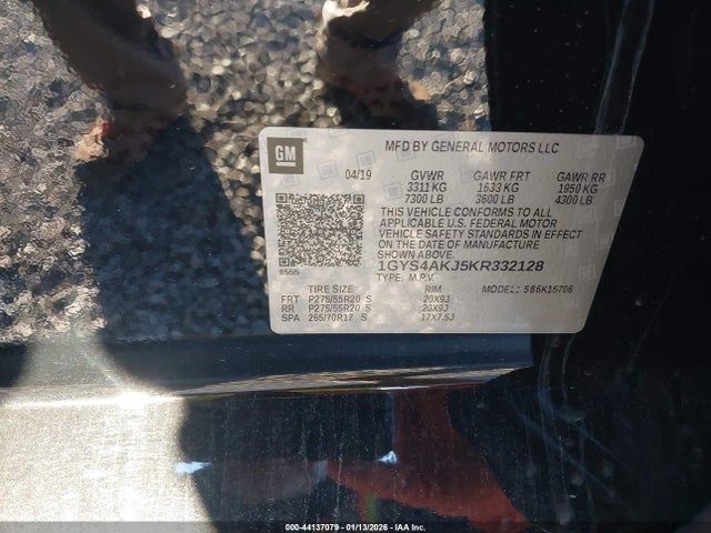 1GYS4AKJ5KR332128 Cadillac Escalade