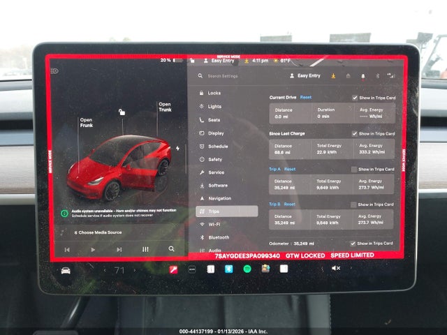 2023 TESLA MODEL Y 7SAYGDEE3PA099340 Photo 6