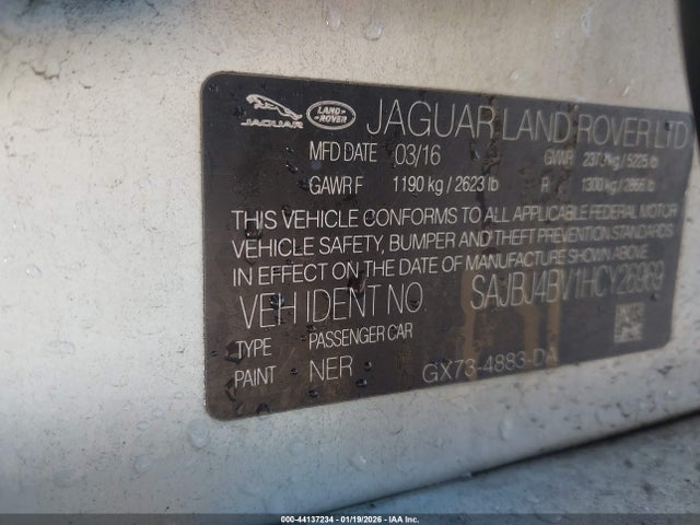 2017 JAGUAR XF SAJBJ4BV1HCY26969 Photo 8