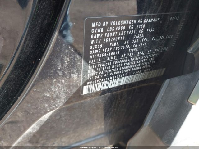 2012 VOLKSWAGEN TIGUAN WVGBV7AX6CW567227 Photo 8
