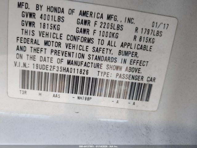 2017 ACURA ILX 19UDE2F35HA011826 Photo 8