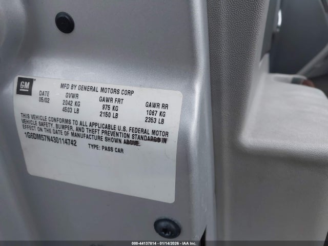 2003 CADILLAC CTS 1G6DM57N430114742 Photo 8