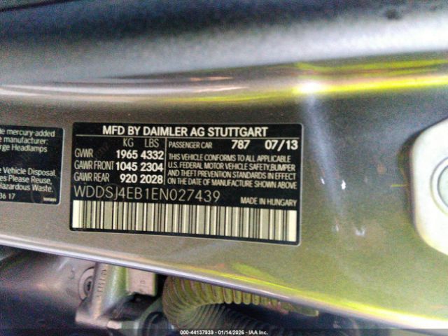 2014 MERCEDES-BENZ CLA 250 WDDSJ4EB1EN027439 Photo 8