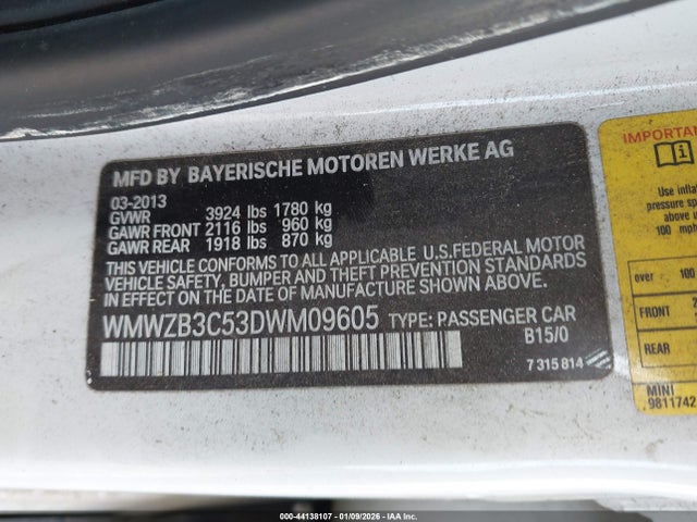 2013 MINI COUNTRYMAN WMWZB3C53DWM09605 Photo 8