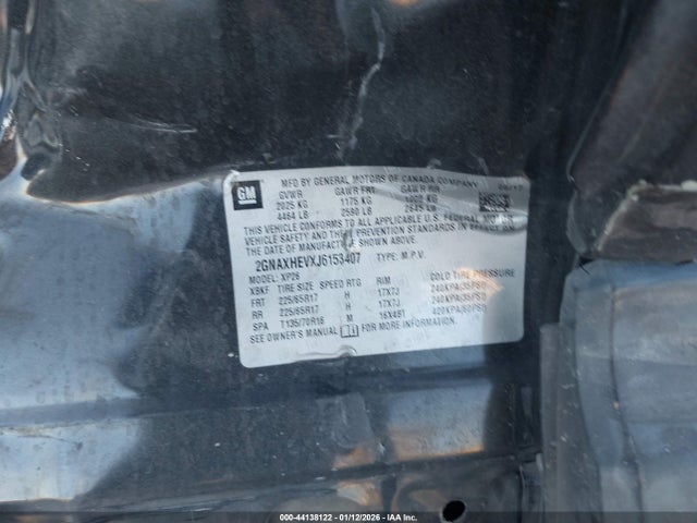 Chevrolet EQUINOX LS 2018 2GNAXHEVXJ6153407 Image 9
