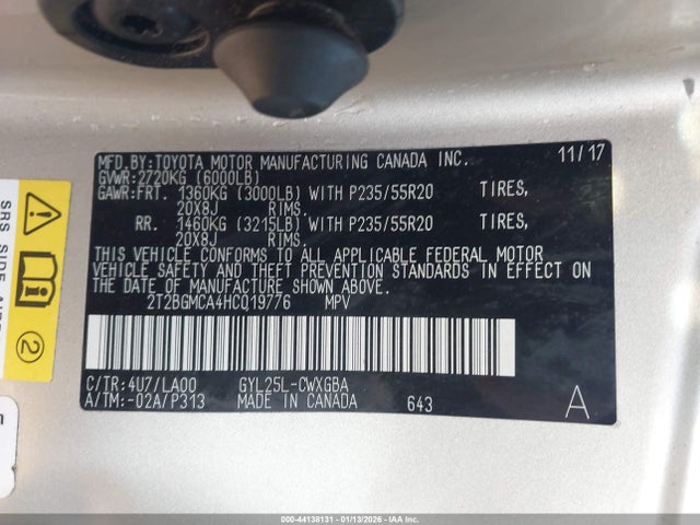 Продажа на аукционе авто 2017 Lexus Rx 450h, vin: 2T2BGMCA4HC019776, номер лота: 44138131