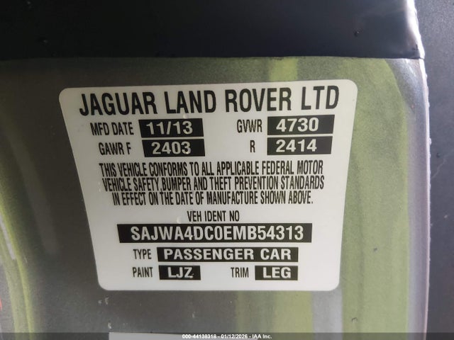 2014 JAGUAR XK SAJWA4DC0EMB54313 Photo 8