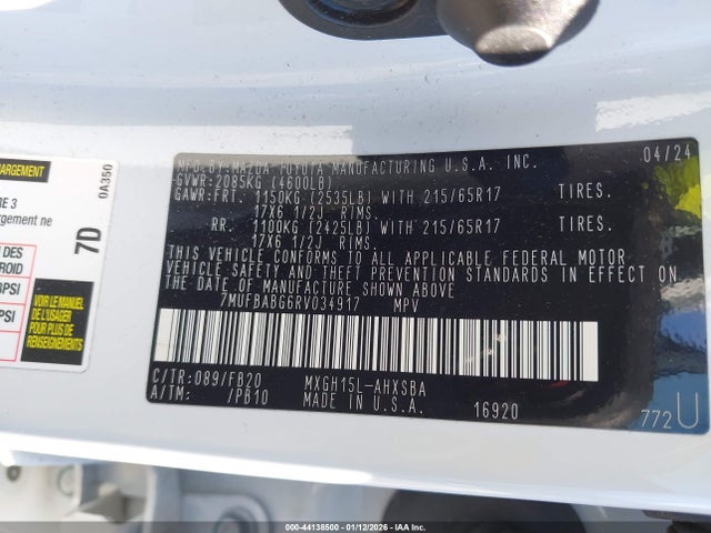 2024 TOYOTA COROLLA CROSS HYBRID 7MUFBABG6RV034917 Photo 8