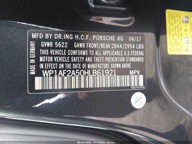 2017 PORSCHE MACAN WP1AF2A50HLB61921 Photo 8