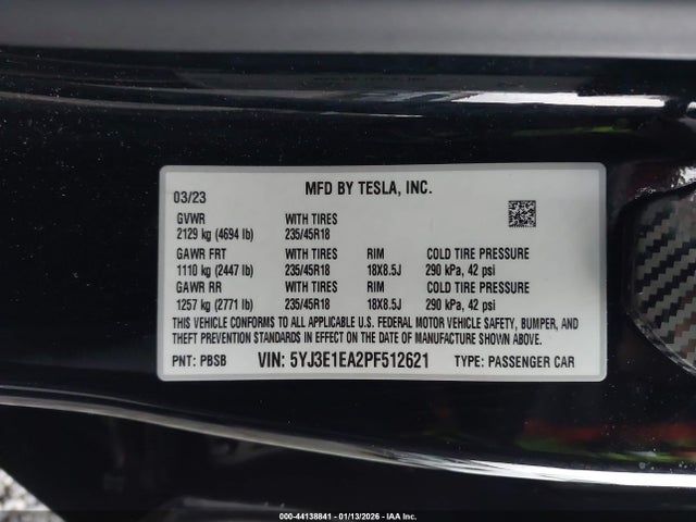 2023 TESLA MODEL 3 5YJ3E1EA2PF512621 Photo 8