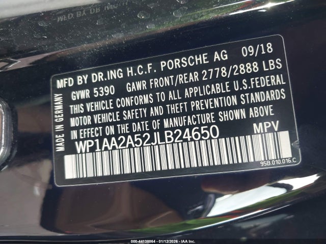 2018 PORSCHE MACAN WP1AA2A52JLB24650 Photo 8