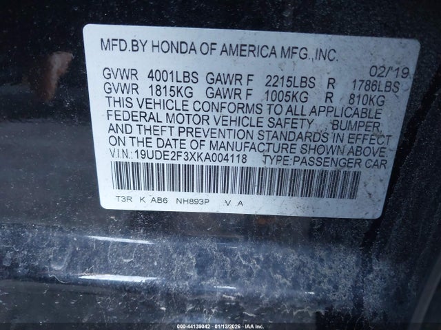 2019 ACURA ILX 19UDE2F3XKA004118 Photo 8