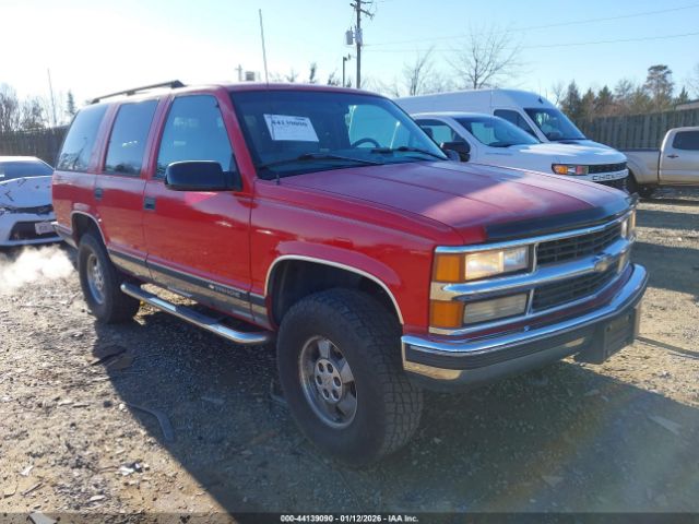 1999 CHEVROLET TAHOE 1GNEK13R5XJ300032