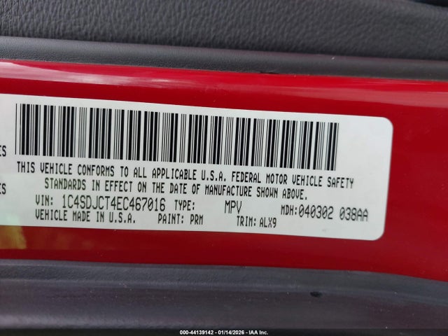 2014 DODGE DURANGO 1C4SDJCT4EC467016 Photo 8