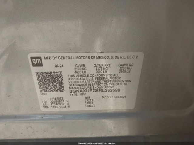 2024 CHEVROLET EQUINOX 3GNAXUEG6RL363598 Photo 8