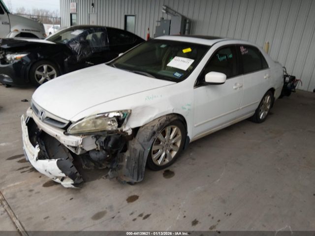 2007 HONDA ACCORD 1HGCM66587A070584 Photo 1